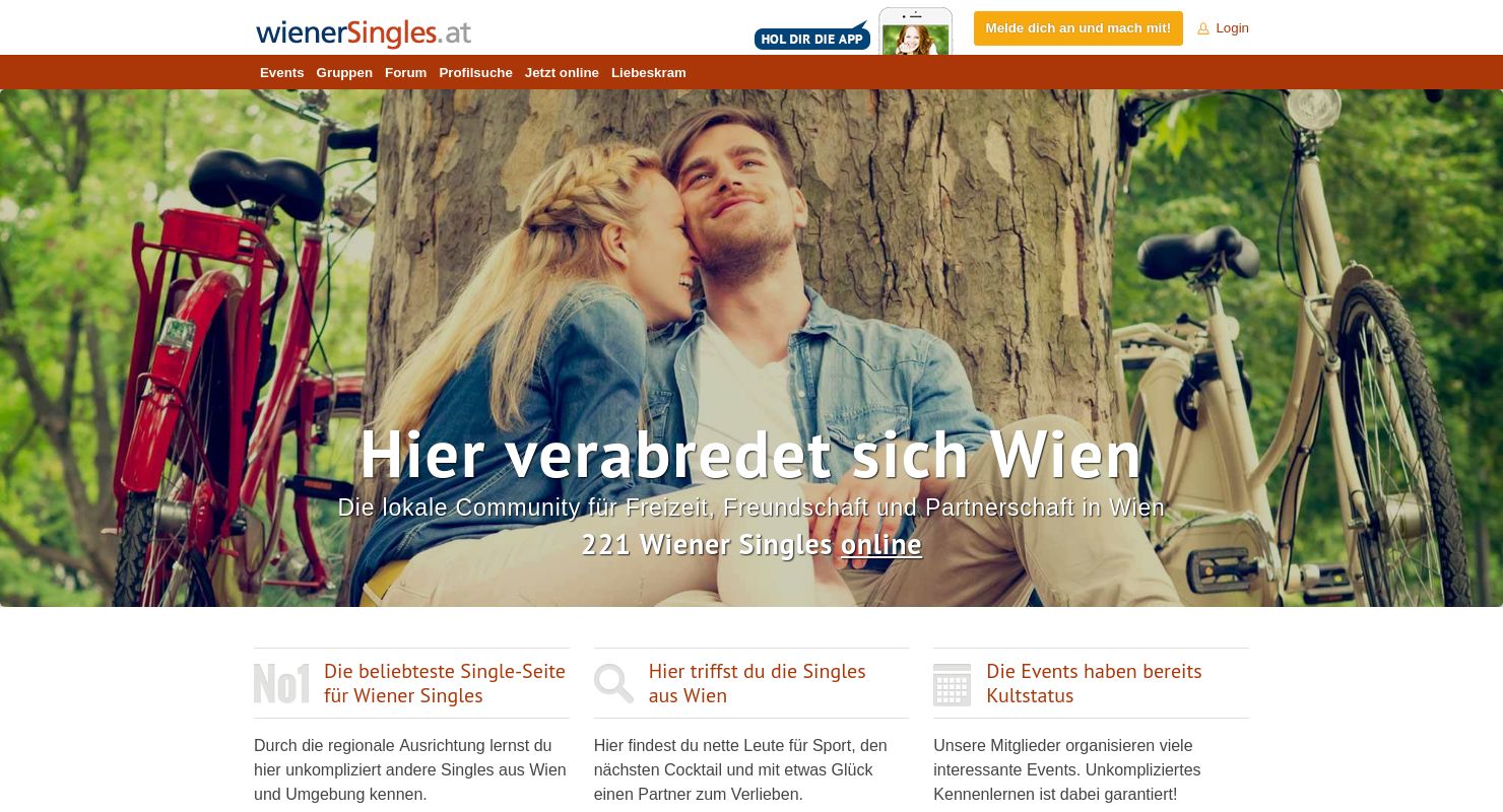 Kostenlose Partnerbrse in Wien - Wiener Singles